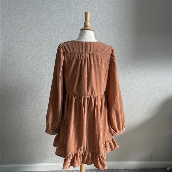 Free People | Estella Velvet Mini Babydoll Dress - L - Picture 3 of 5